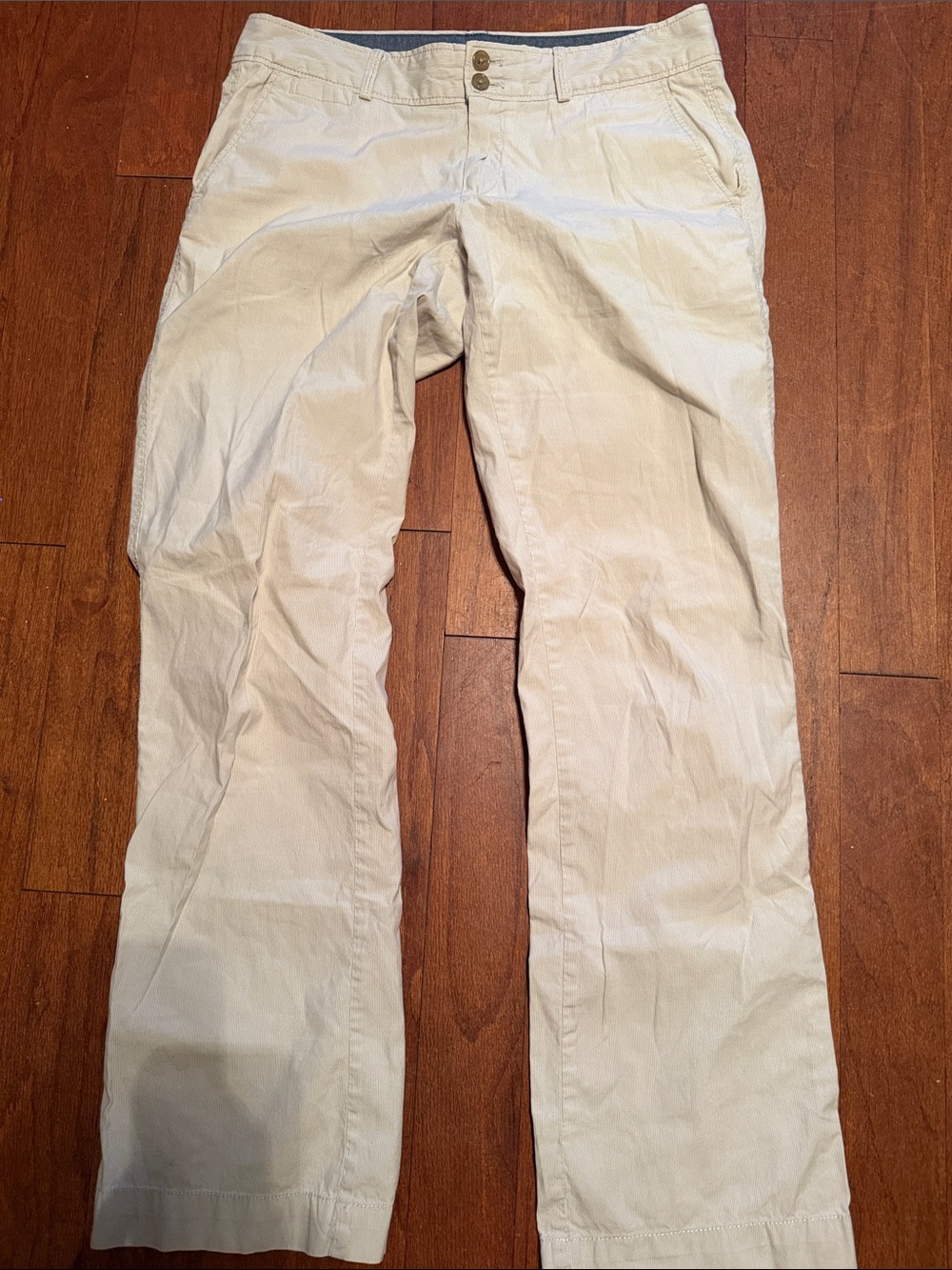 Banana Republic Men's Chino Pants in Light Cream